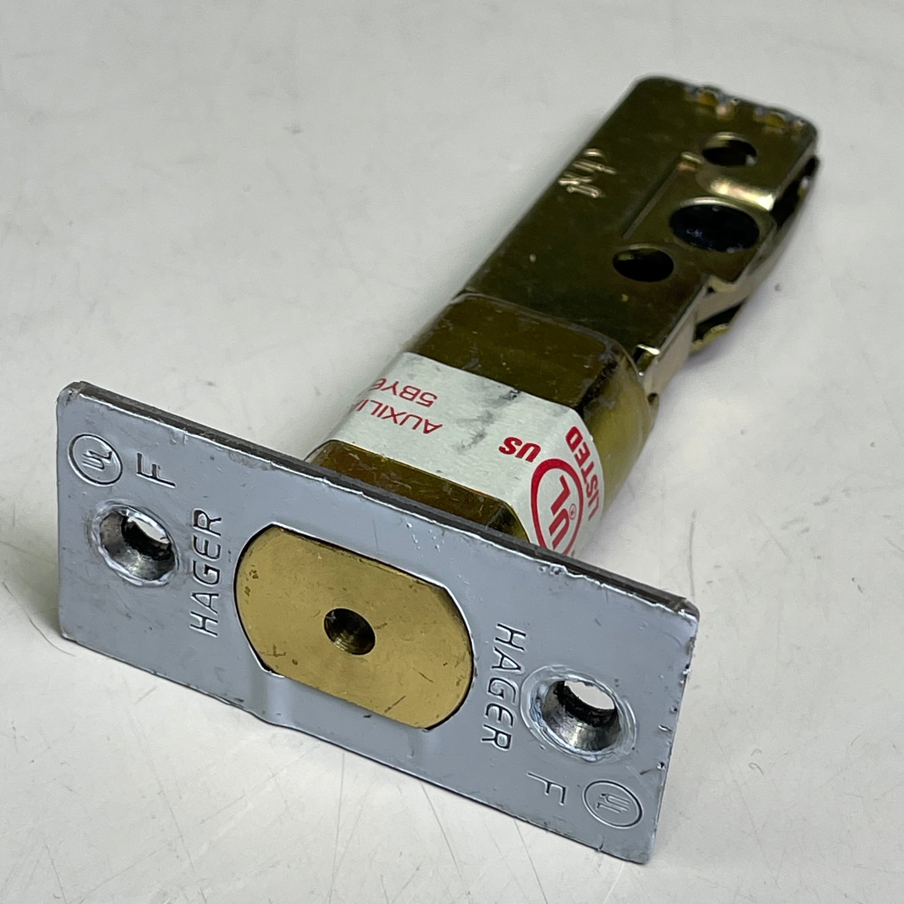 HAGER Deadbolt Satin Stainless Steel Grade 2 Cylinder Thumbturn 3215-32D