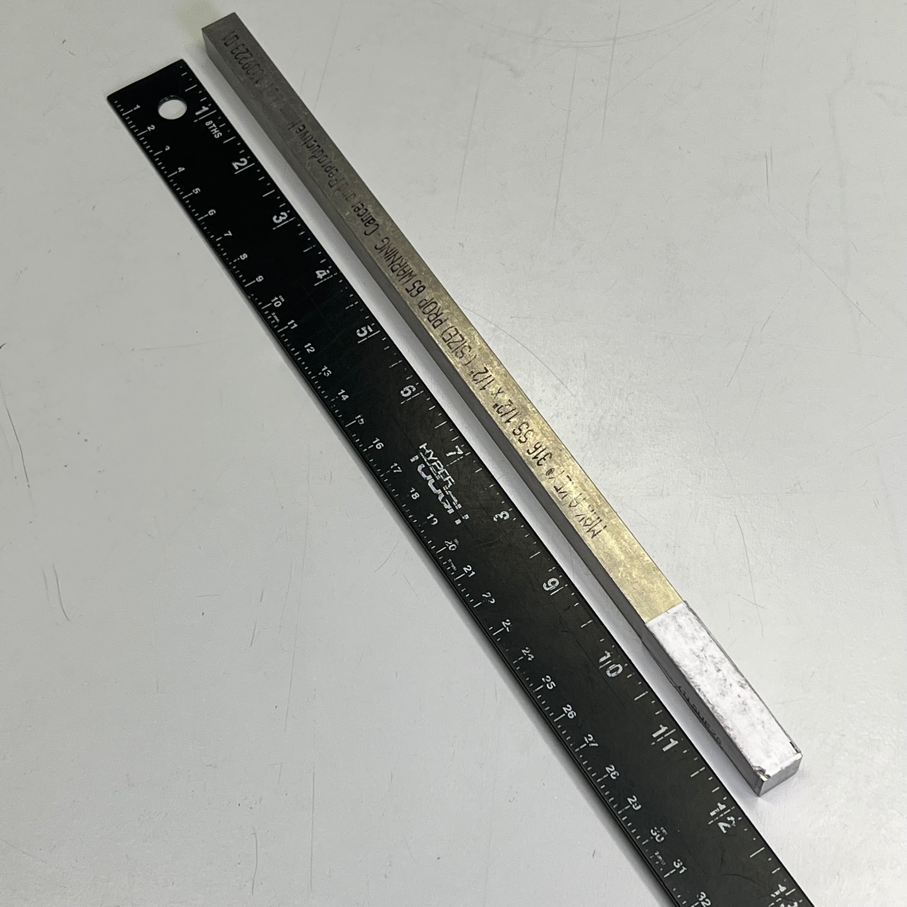 Key Stock Make A Key 316 Stainless Steel 1/2" X 1/2" 5UE25