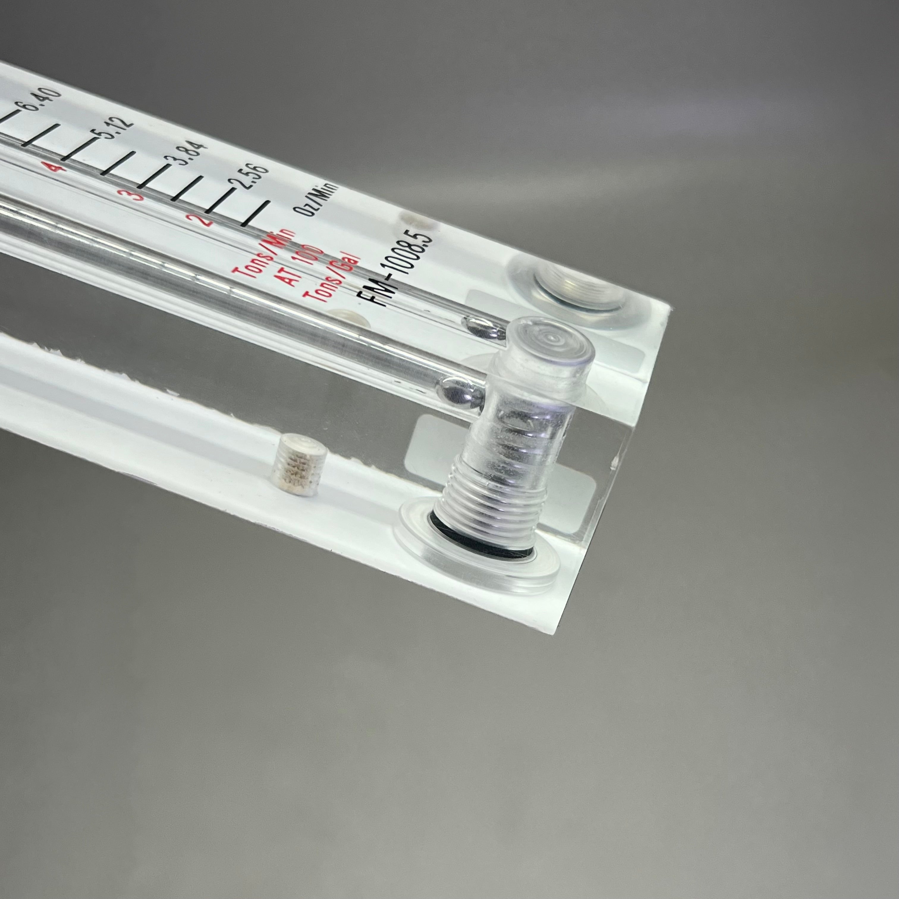 DOHRMANN ENTERPRISES INC. Flowmeter For 1/4"IDx3/8"ID Hose 6.5" Clear FM-1008.5