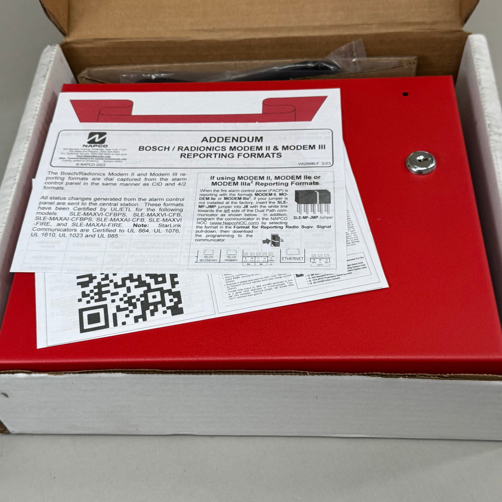 NAPCO Universal Alarm Cellular Communicator in Metal Box Verizon SLE-MAXVI-CFB