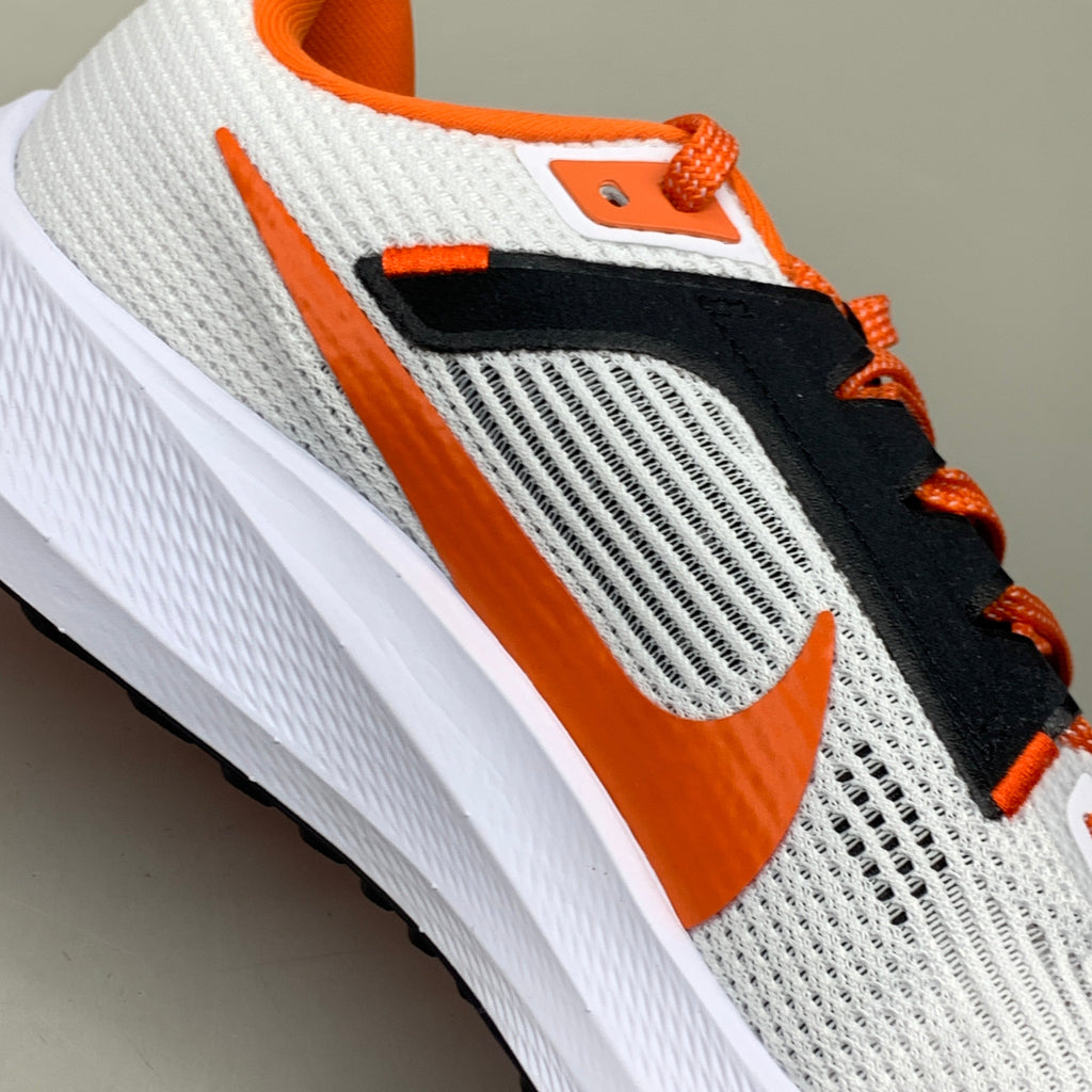 NIKE Zoom Pegasus 40 OK STATE White Shoes, Brilliant Orange & Black 11 W 9.5 M DZ5973-100