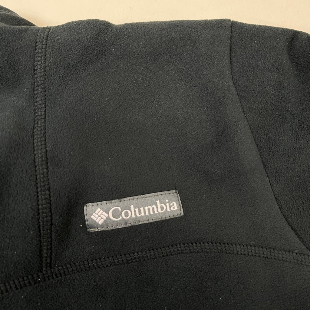 COLUMBIA WinterPass Full Zip Fleece Hip Length Jacket Mens Sz M Black 1909121011