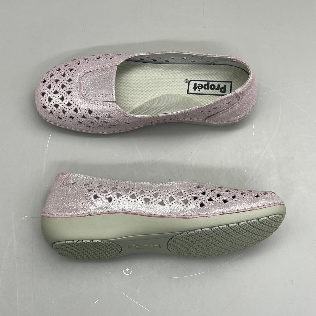 PROPET Cabrini Full Grain Leather Arch Support Women Sz 6.5 XX(4E) Blush WCX064L