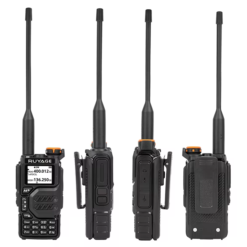 RUYAGE Multi Band Two Way Radio 50-600MHz Wide Frequency Walkie Talkie with NOAA Weather Receiver