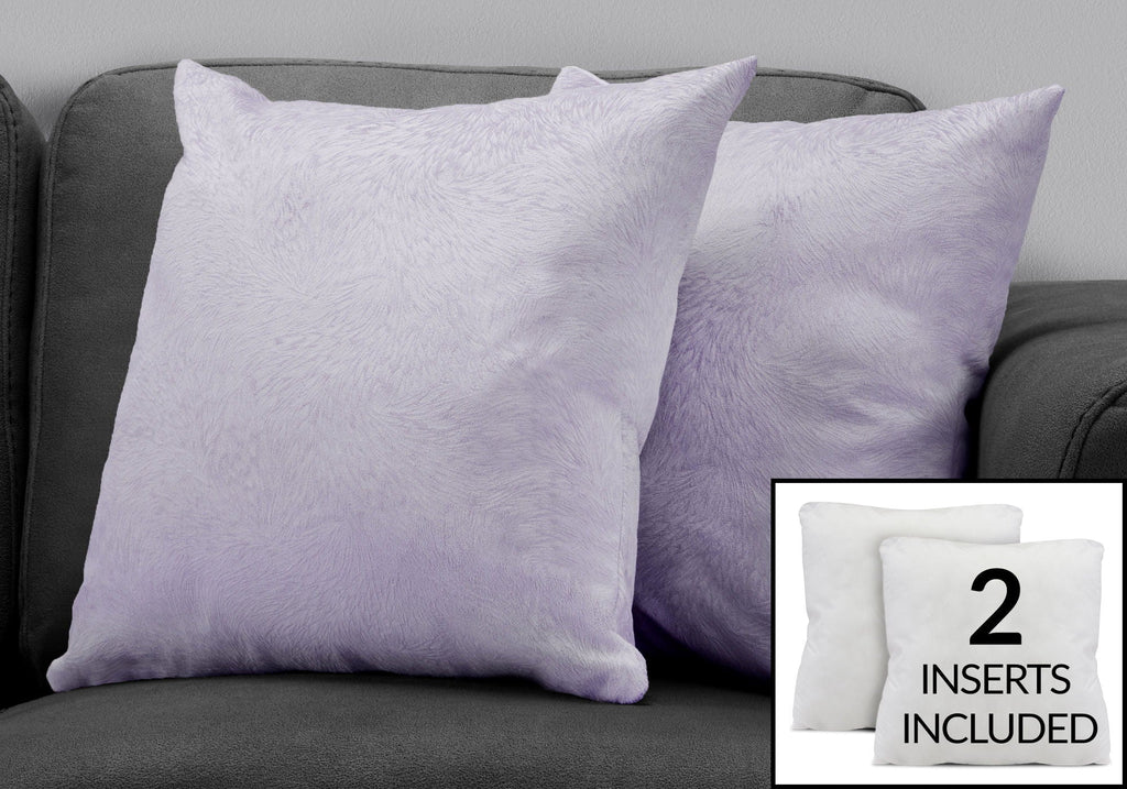 Square Decorative Throw Pillows with Hypoallergenic Insert