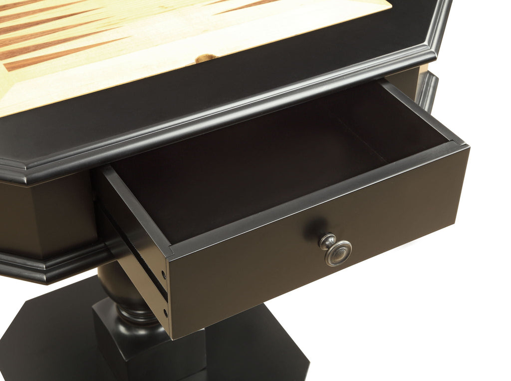 Bishop - Reversible Chess Checker Game Table With Game Tray (Chess Figures Not Included)