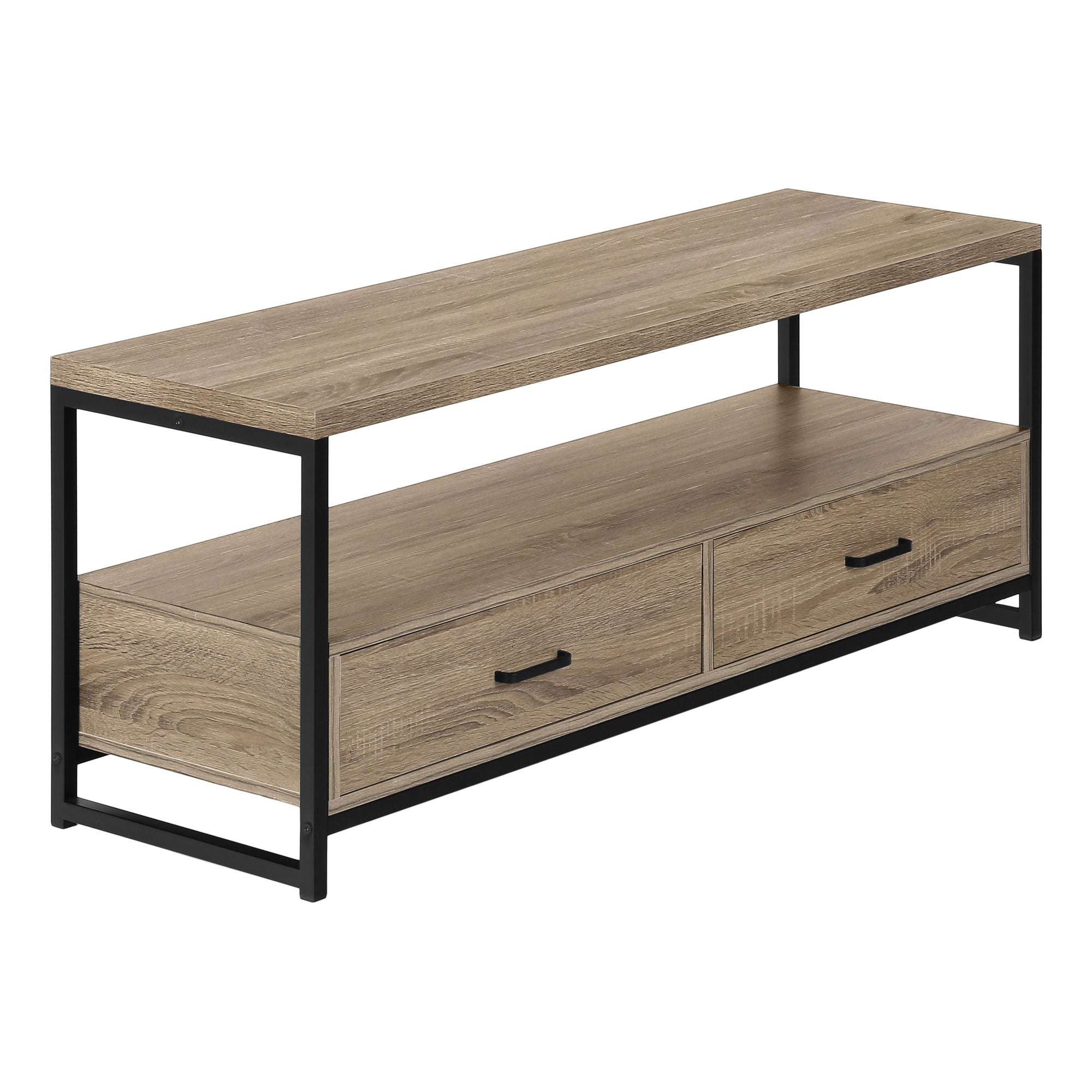 TV Stand Console Media Entertainment Center with Storage Drawers