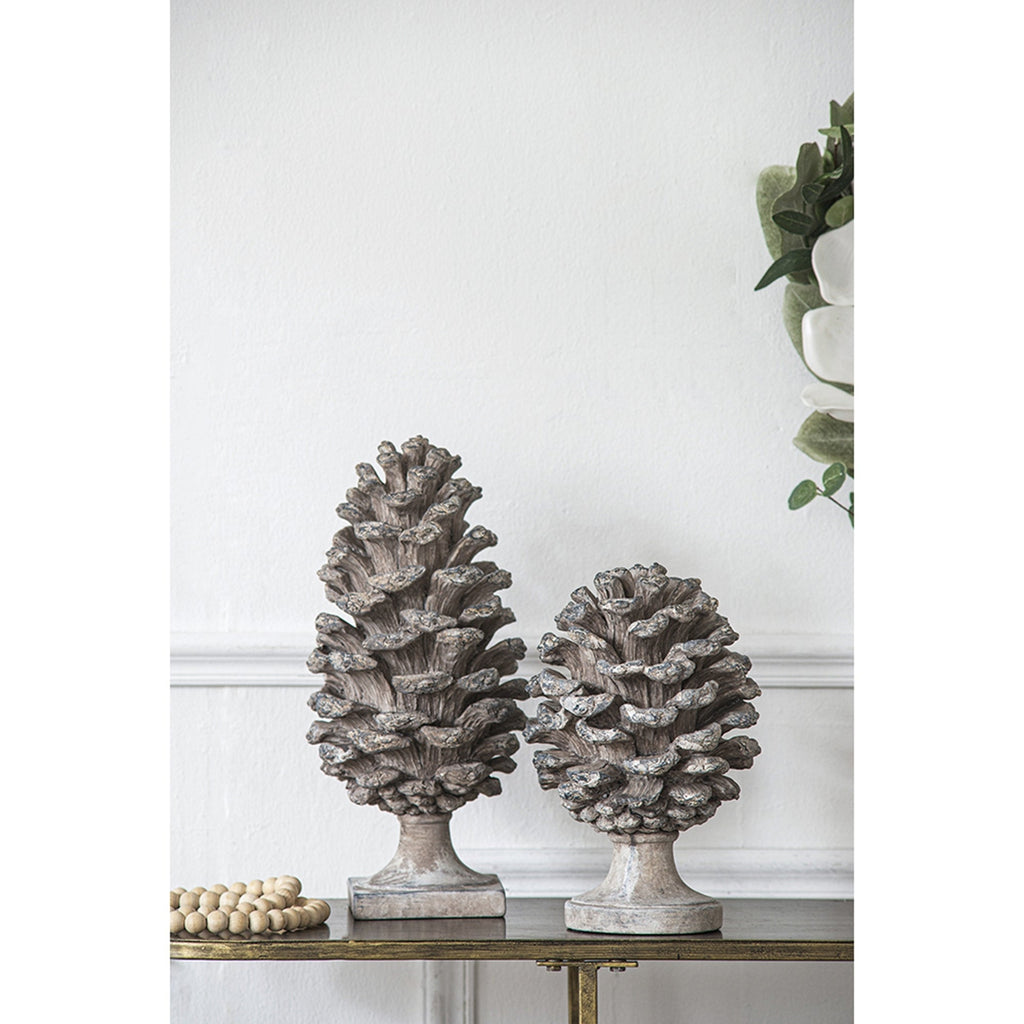 D7x10.5' Pinecone Table Decor