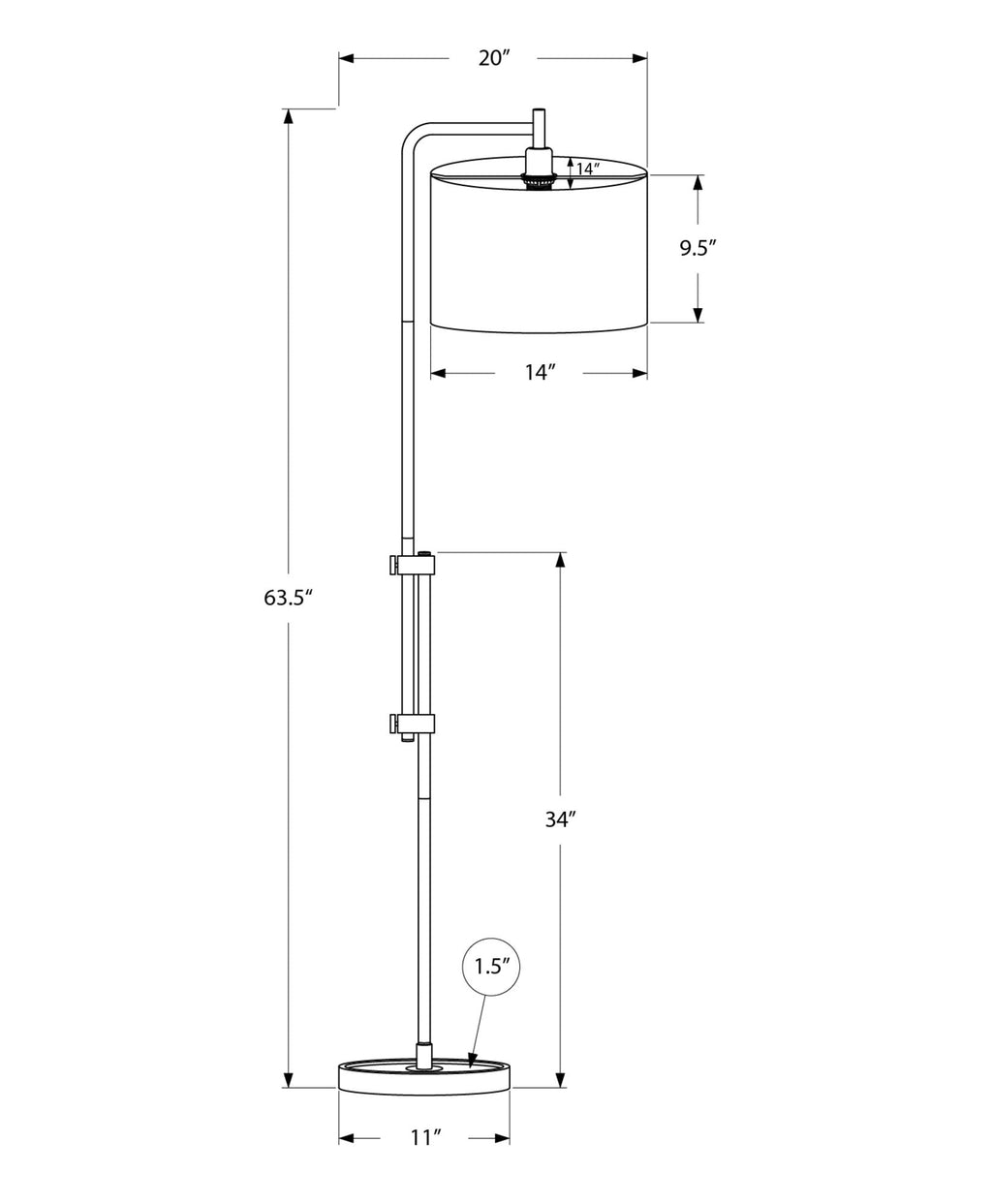 Lighting Metal Floor Lamp