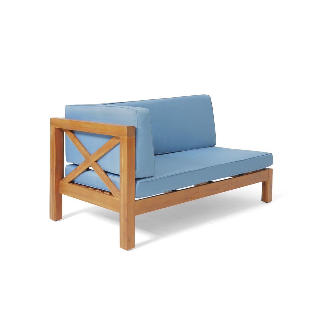 Brava X-Back 4-Piece Sofa Set, Blue