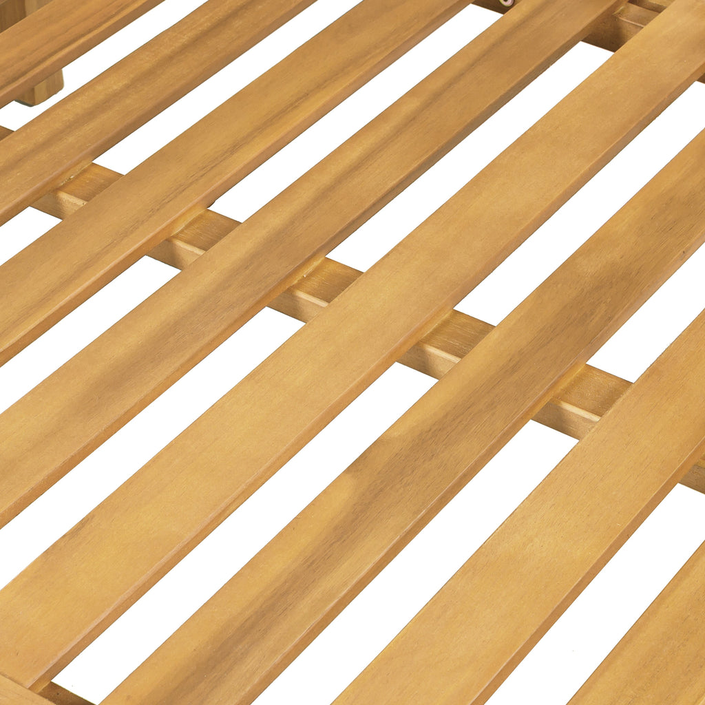Luxury Acacia Wood Outdoor Daybed Set