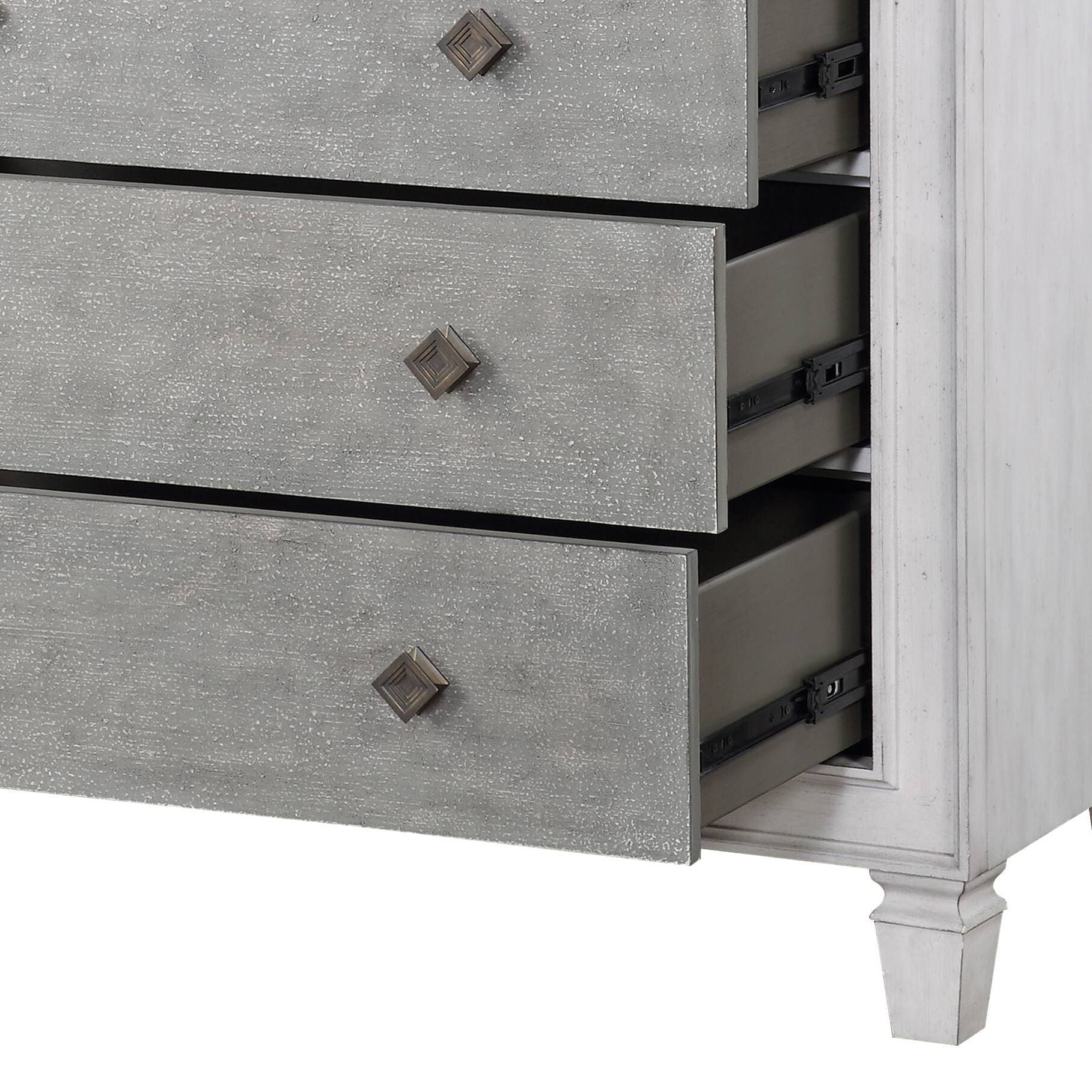 Katia Weathered Chest White