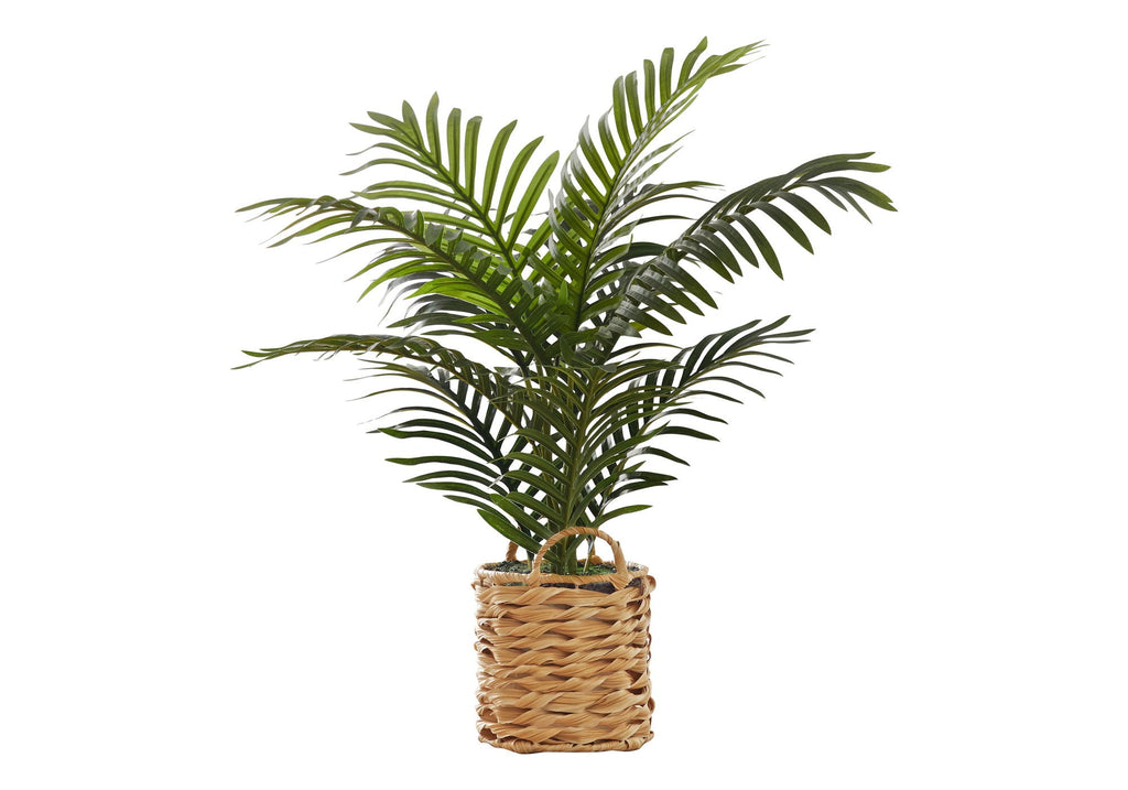 24" Tall Artificial Palm Plant - Indoor Faux Greenery
