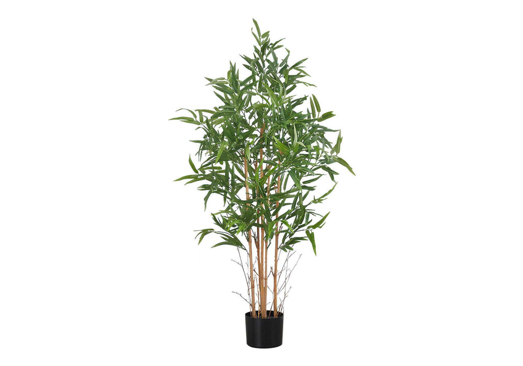 50" Tall Artificial Bamboo Tree, Potted Decorative Plant