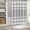 Shower Curtain with 3M Treatment Grey 72x72"