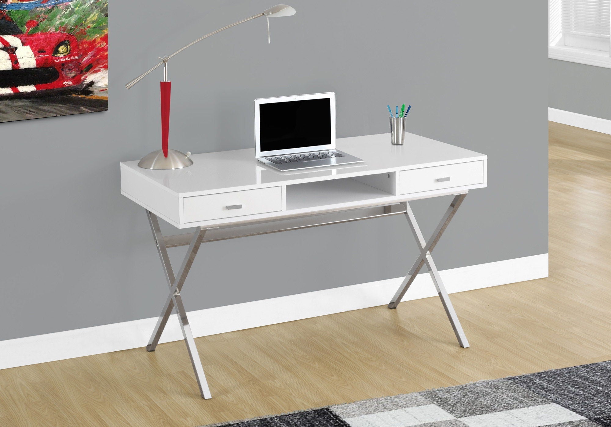 Computer Desk for Home Office with Storage Drawers