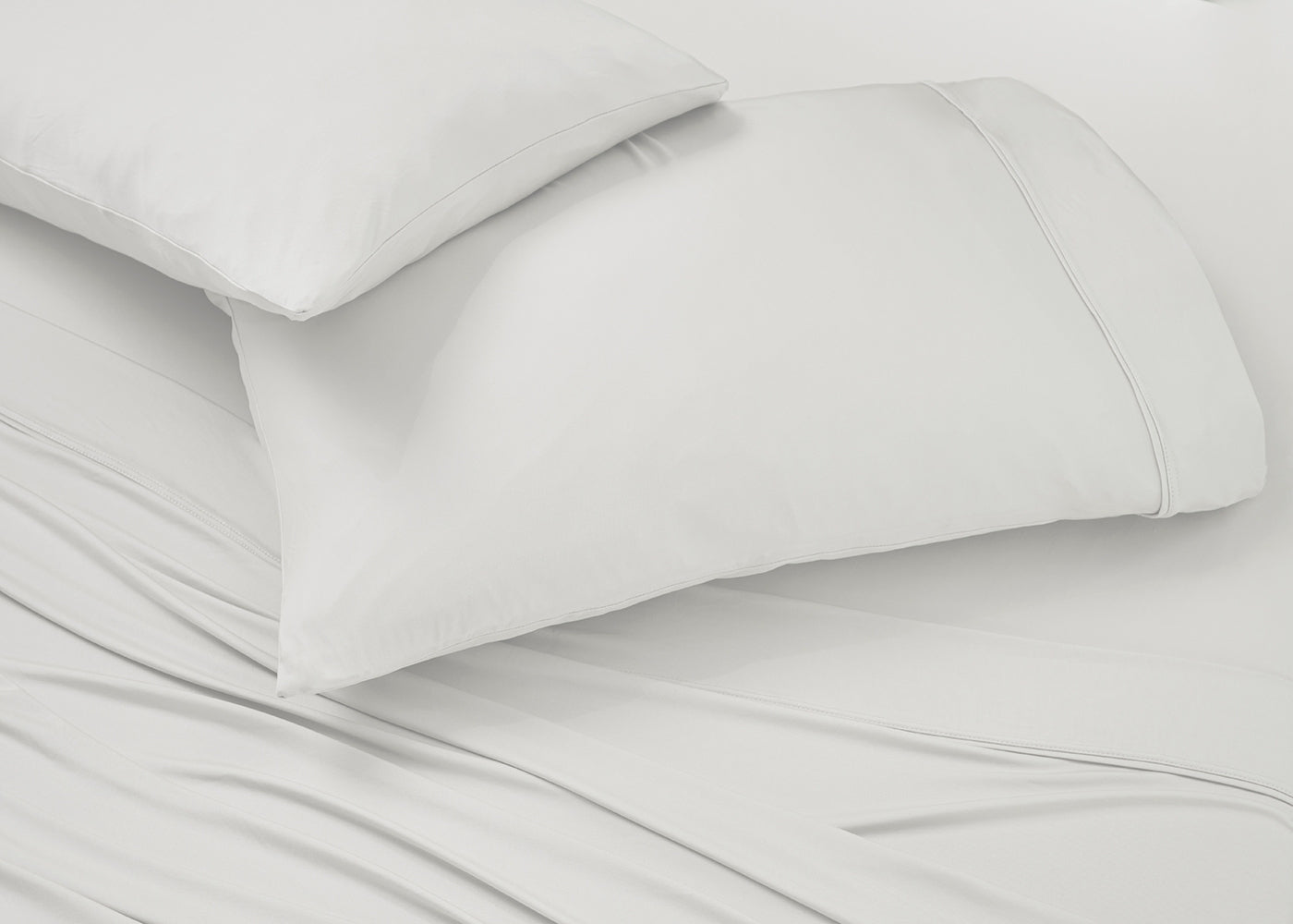 BedGear Ver-Tex Pillowcase 2pc Set, Bright White, Queen