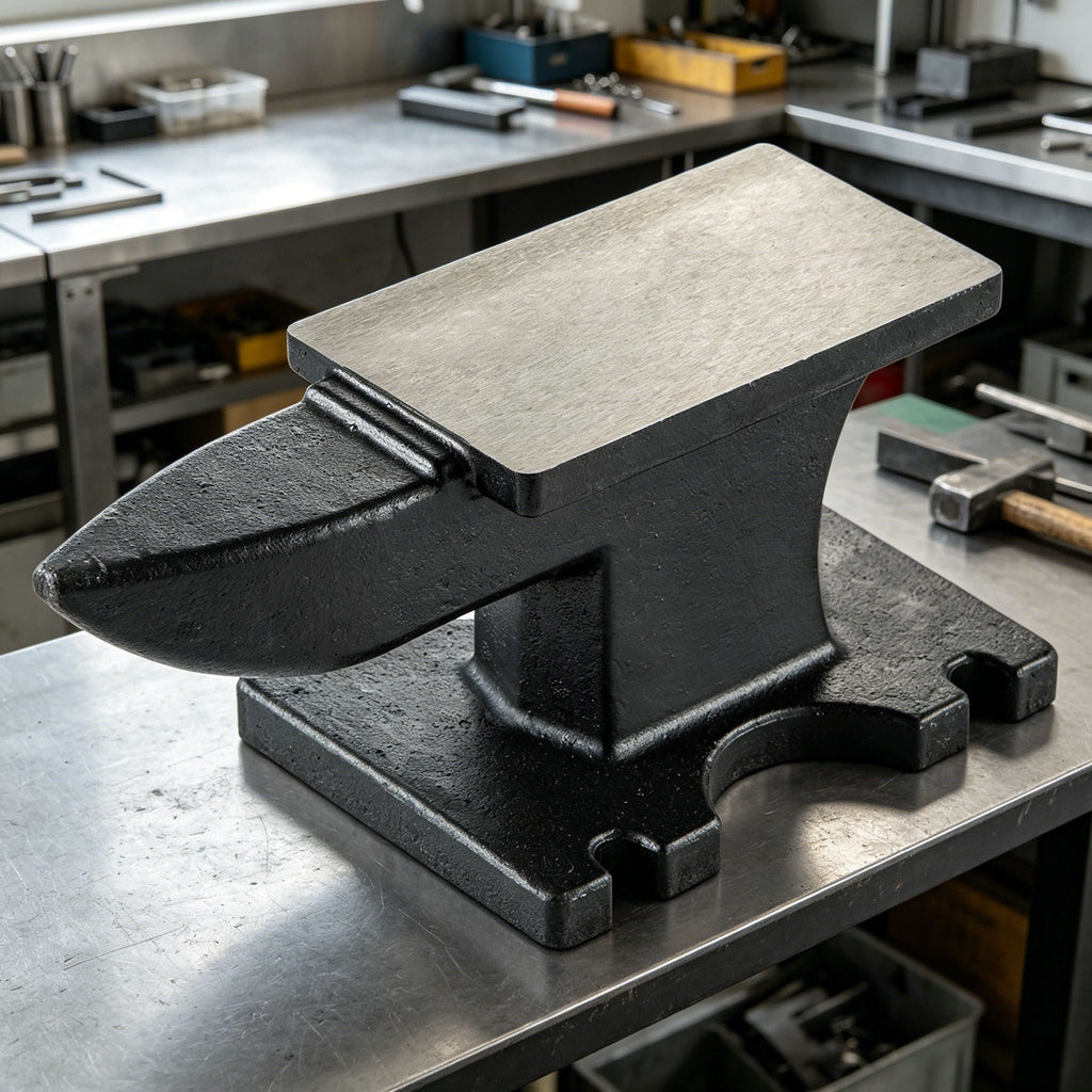 22 Lbs Single Horn Anvil - Black