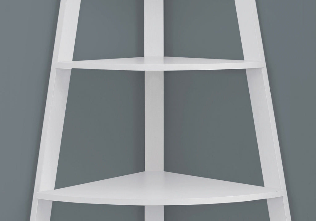 4-Tier Corner Bookshelf, Modern & Contemporary Style