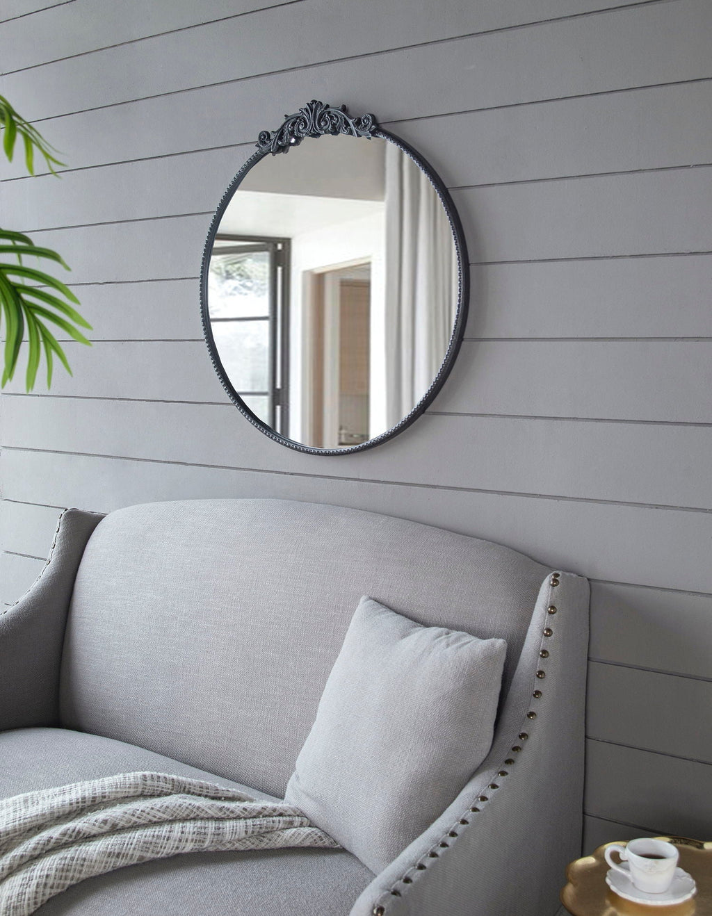 Classic Design Mirror With Baroque Inspired Frame