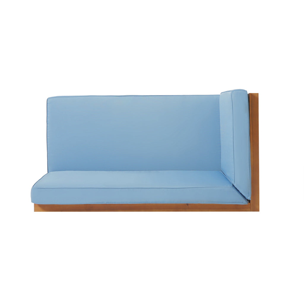 Brava X-Back 4-Piece Sofa Set, Blue