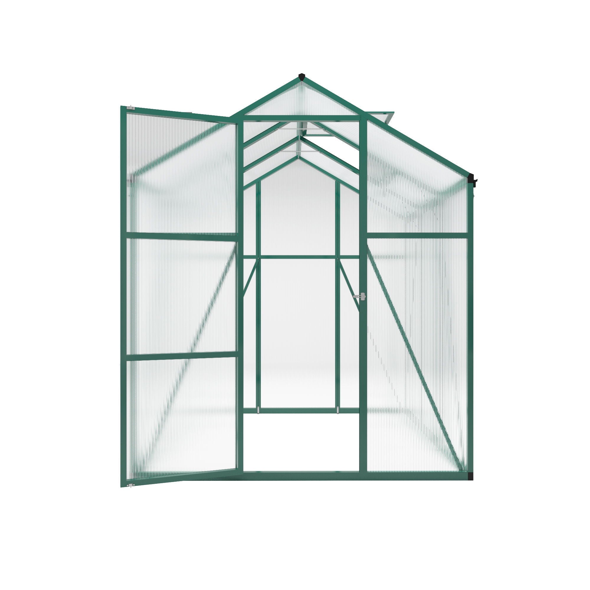Polycarbonate Walk-In house, Raised Base For Outdoor In All Season