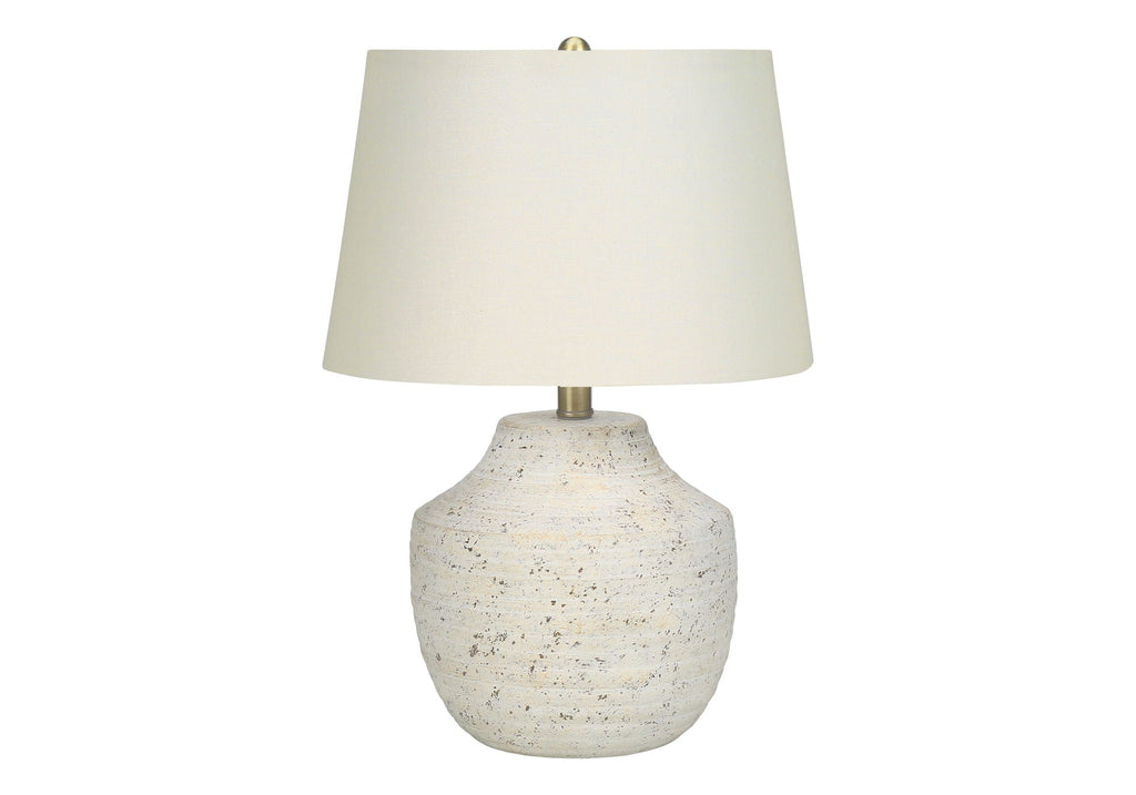 Modern Lighting Table Lamp Concrete Cream