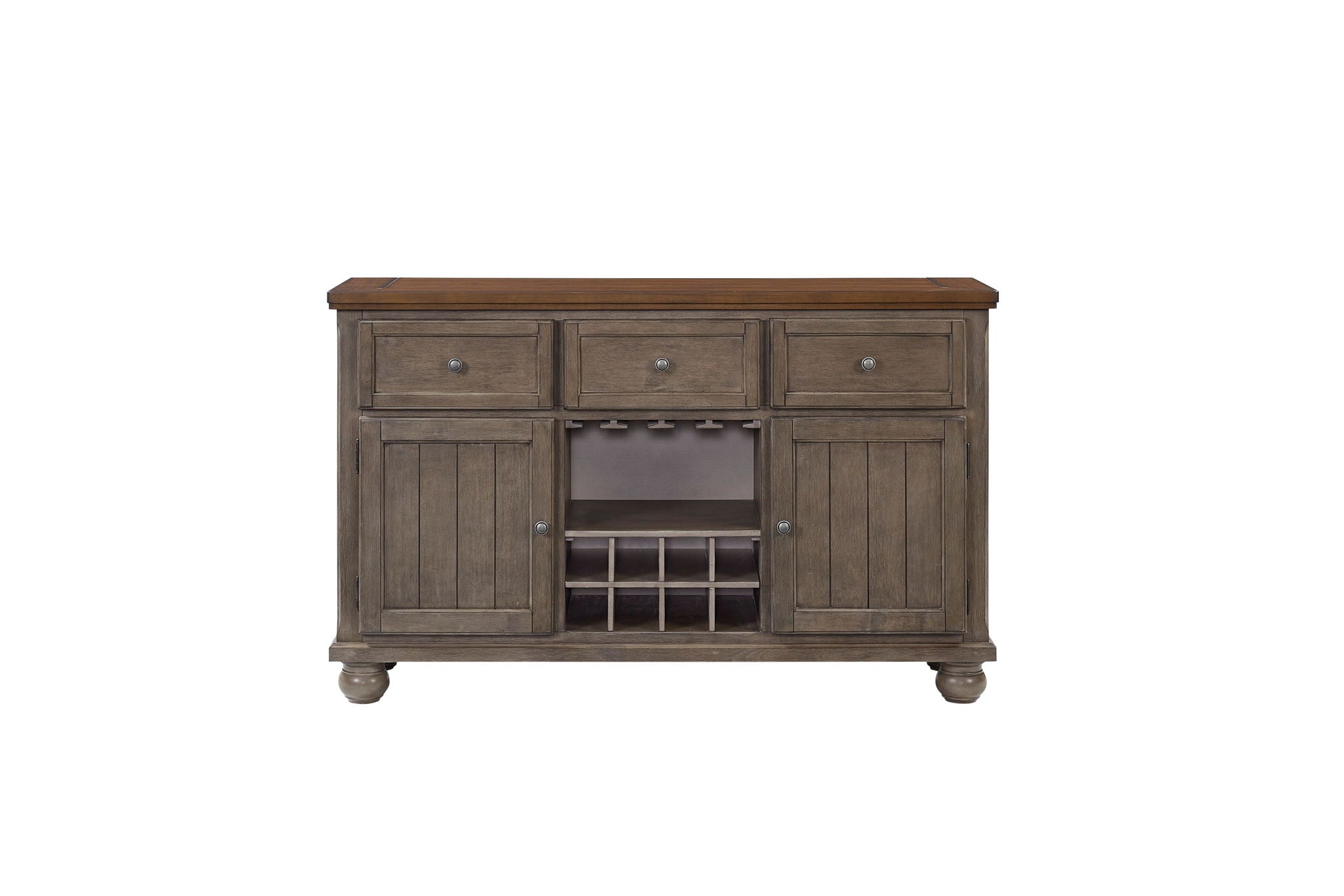 Rustic 2 Tone Sever With Powerpack - Gray