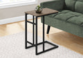 Accent Table, C-Shaped, Contemporary & Modern, Versatile Use