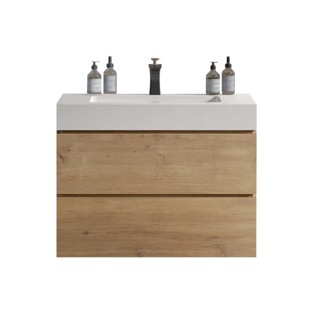 Alice Wall Mounted Bathroom Vanity with Sink