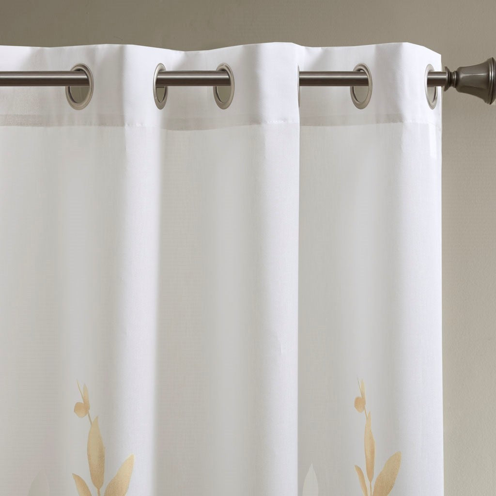 Burnout Printed Curtain Panel (Only 1 Pc Panel)
