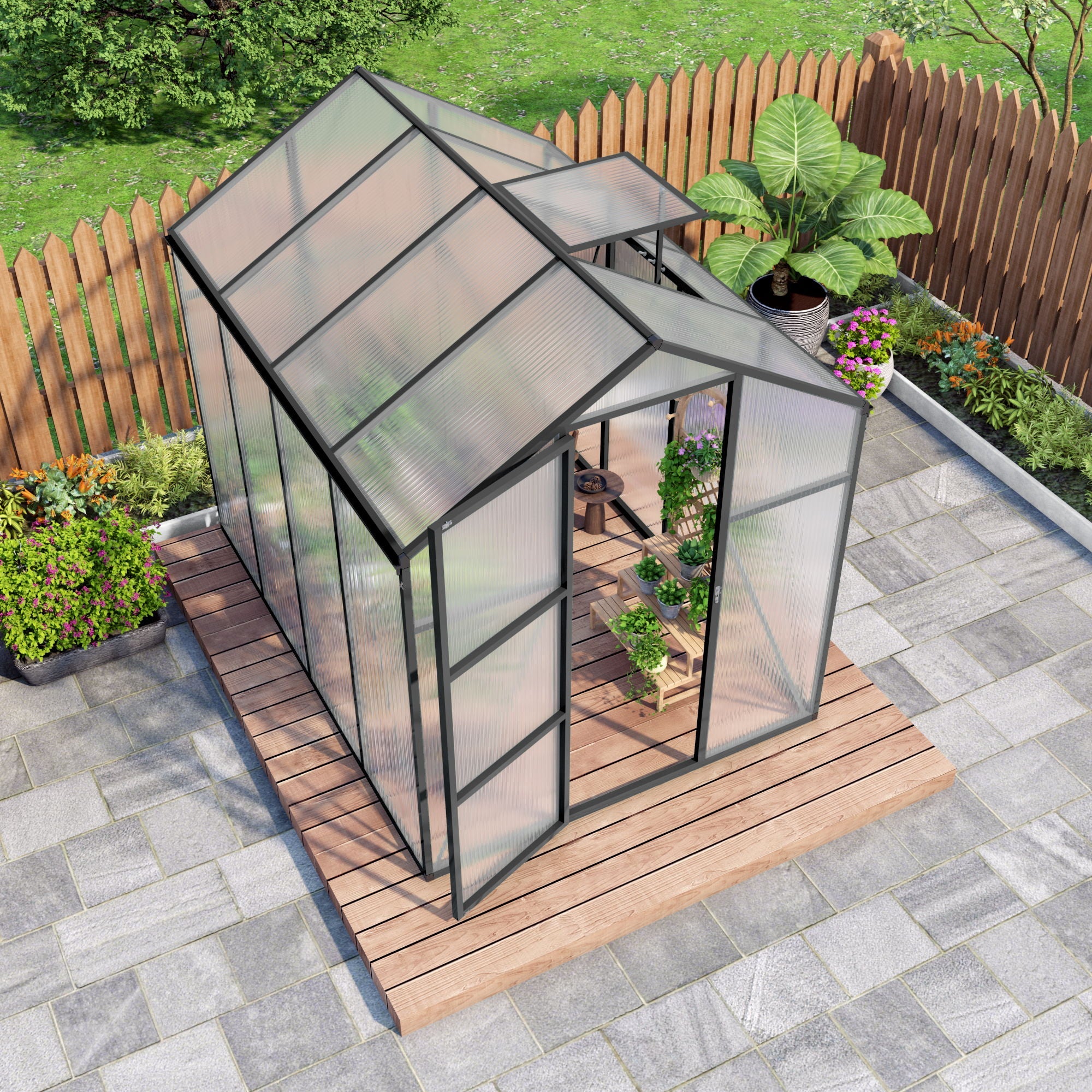Gain Height Windproof house With Raised Base