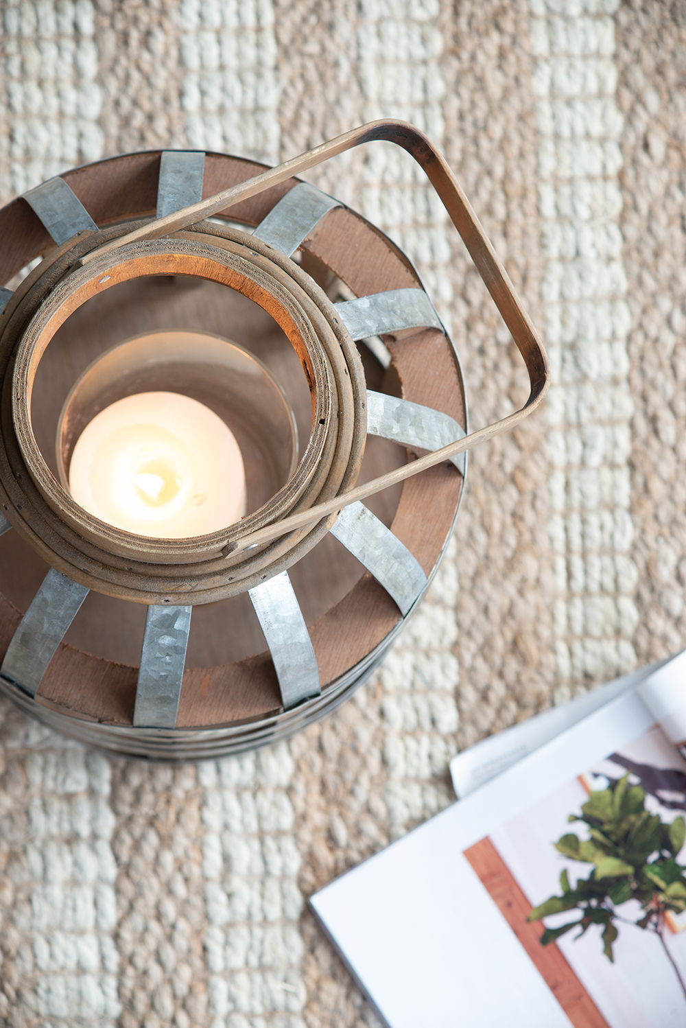 Decorative Lantern With Handle Wooden Lantern For Indoor Outdoor Home Garden Wedding