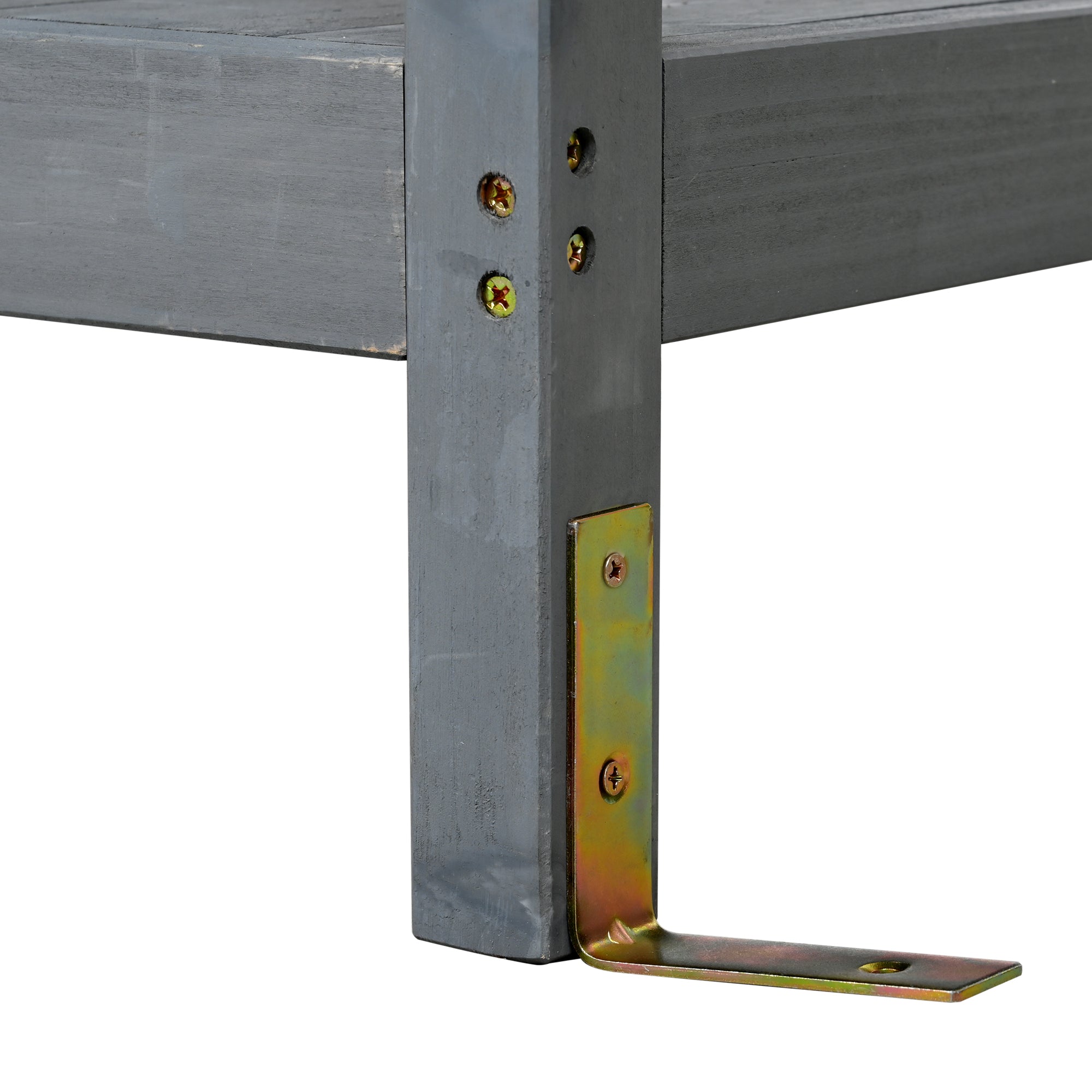 Topmax 66'' Large Outdoor Farmhouse Wooden Potting Bench Table