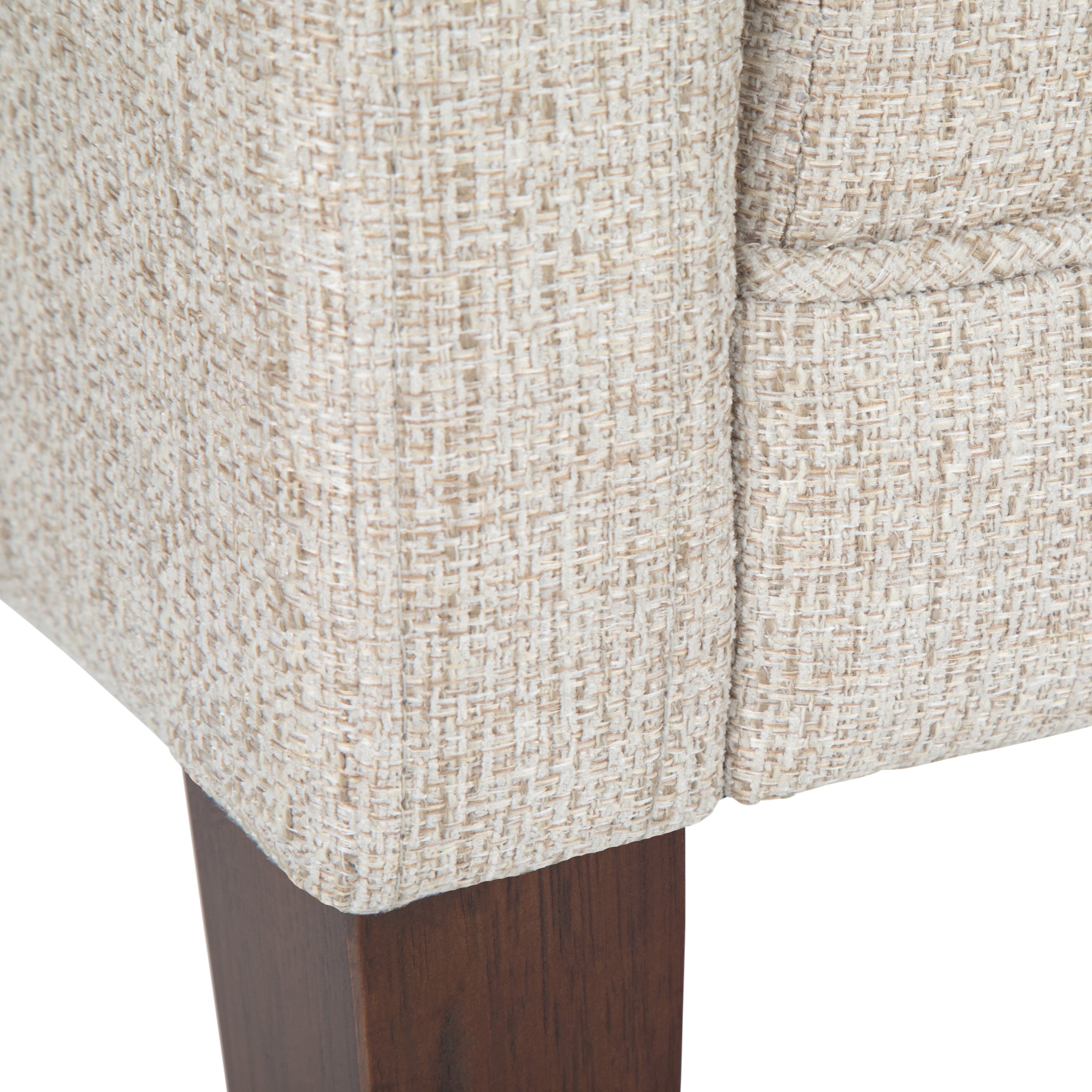 Parris Upholstered Bench - Platinum