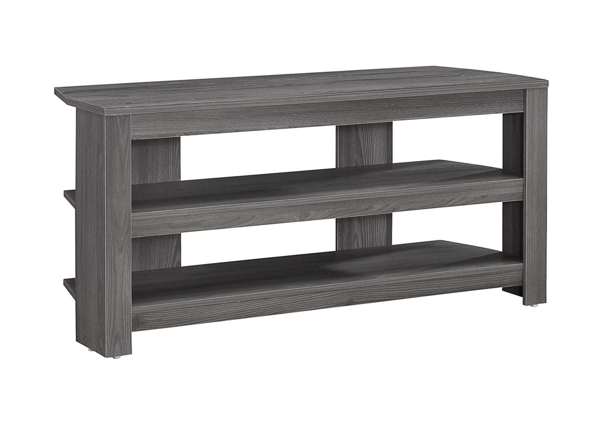 TV Stand Console Media Entertainment Center with 3 Storage Shelves