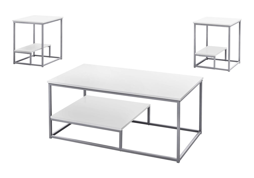 Contemporary 3-Piece Living Room Table Set
