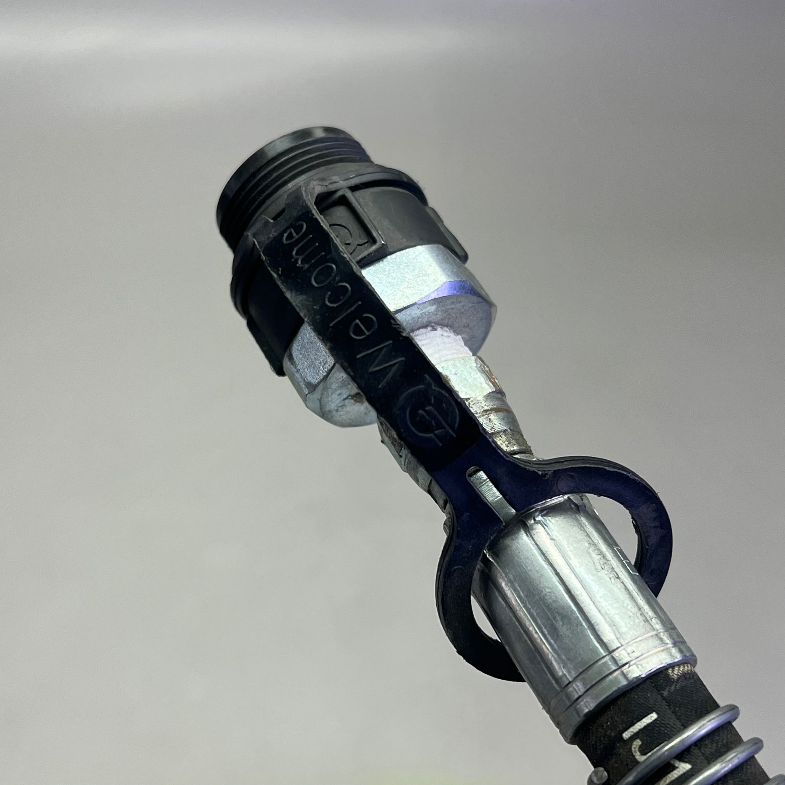 FLEXTRAL Hydraulic Jack Hose 10,000 PSI WP - 20,000 PSI BP 3/8" x 8' Black HJ-06