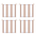 4PCS Outdoor Patio Seat Cushion Replacement with Ties