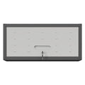 Heavy Duty Metal Wall Mounted Tool Storage Cabinet Steel Metal Garage Storage Cabinet - Black / Gray