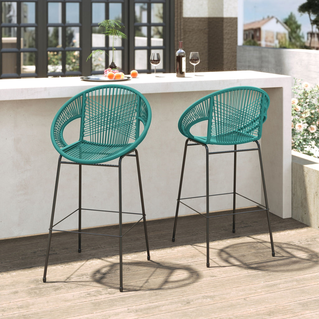 Ferrara Outdoor Patio Barstool (Set of 2)