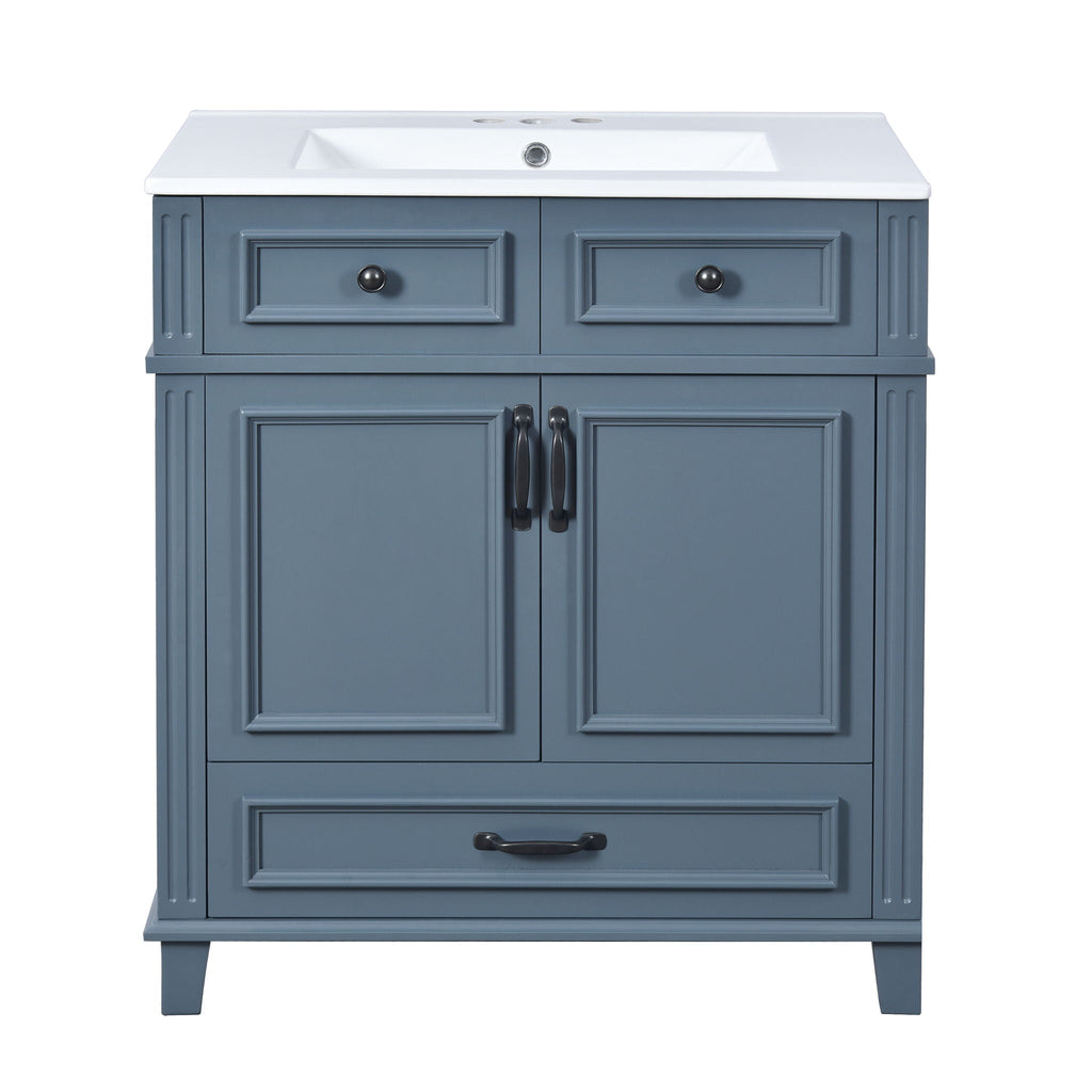 Bathroom Vanity With Sink And Storage Cabinet