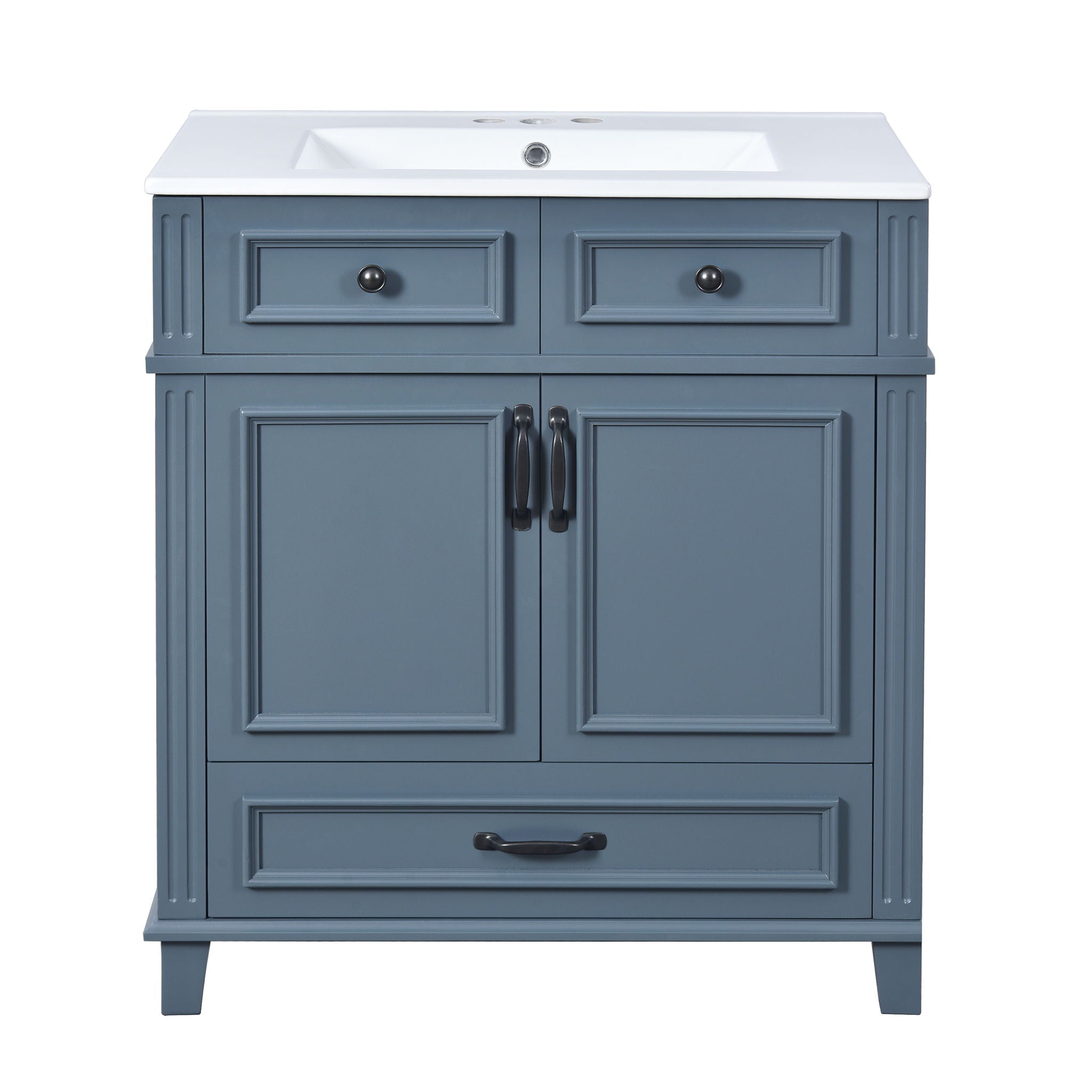 Bathroom Vanity With Sink And Storage Cabinet
