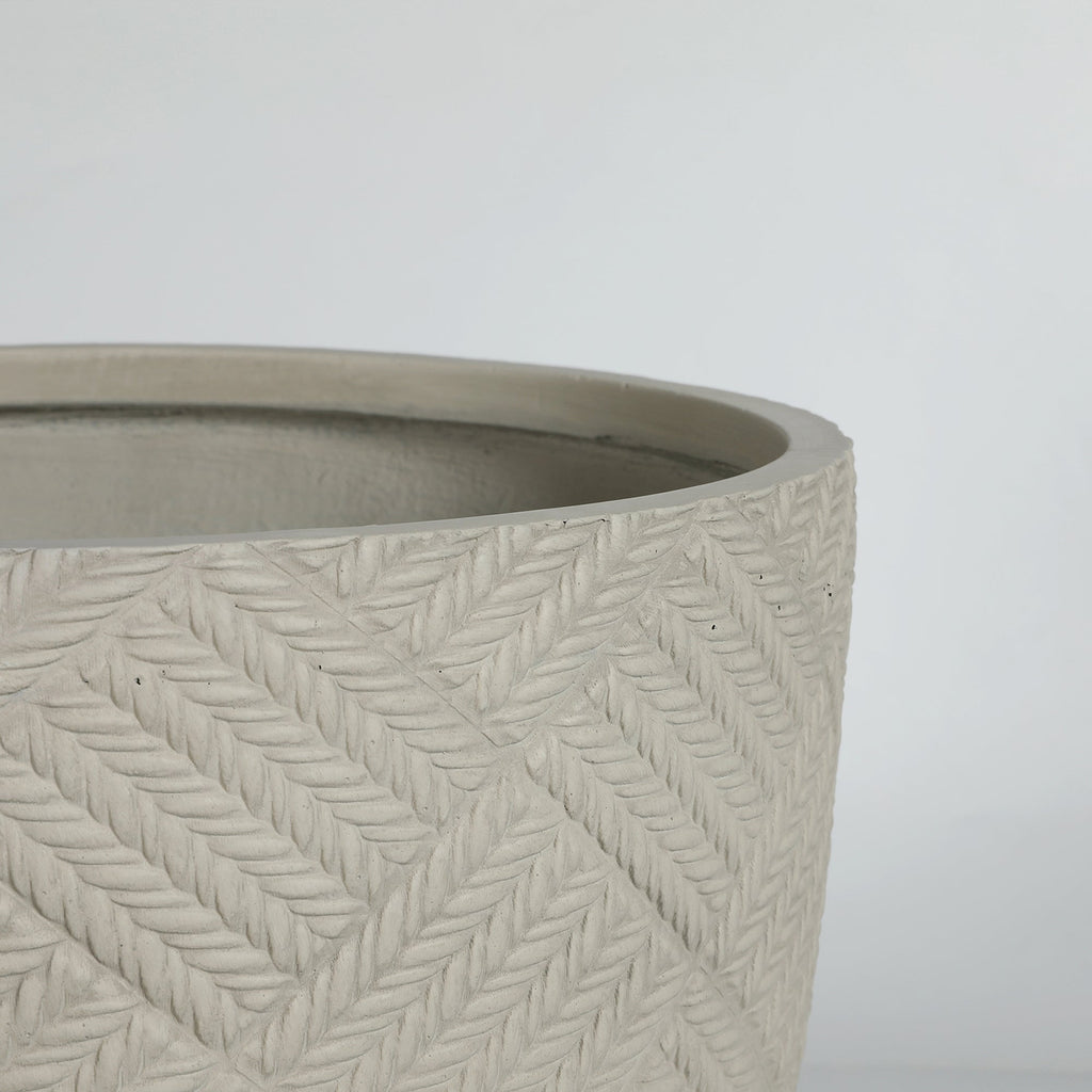 Round Concrete Planter Set of 2
