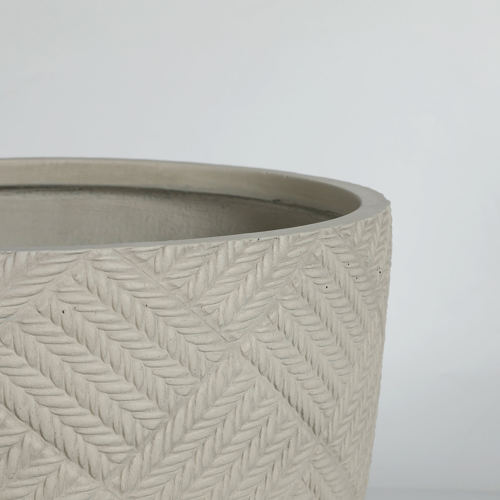 Round Concrete Planter Set of 2