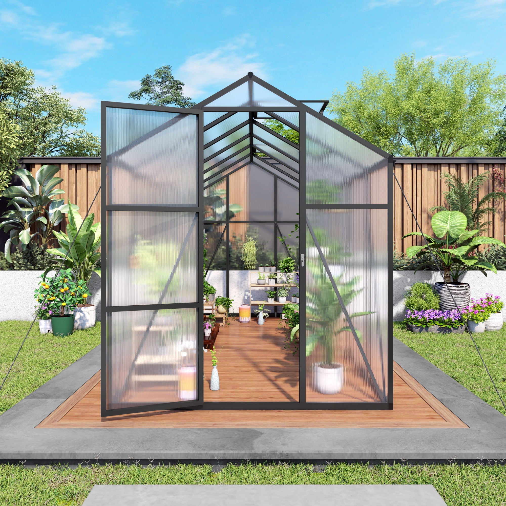 Gain Height Windproof house With Raised Base