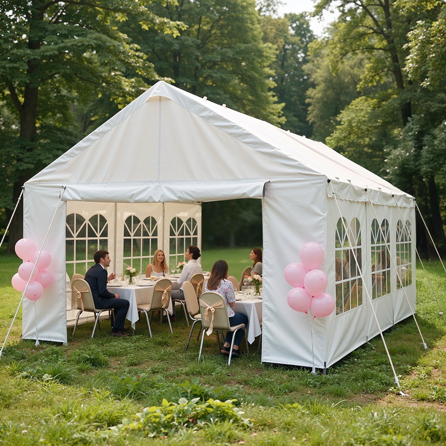 10'x20' Carport Car Canopy Party Tent Outdoor Gazebo
