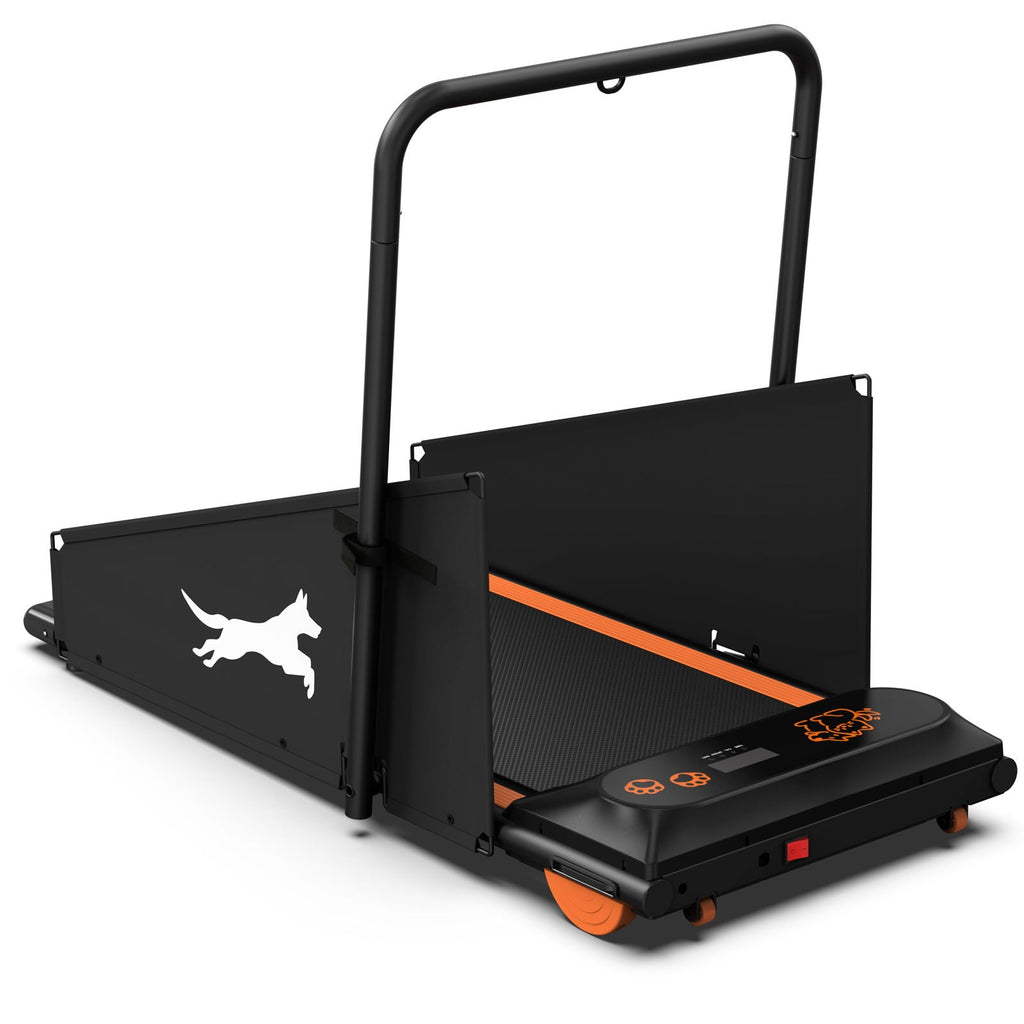 Dog Treadmill For Small To Medium Dogs With LED Display - Black / Orange