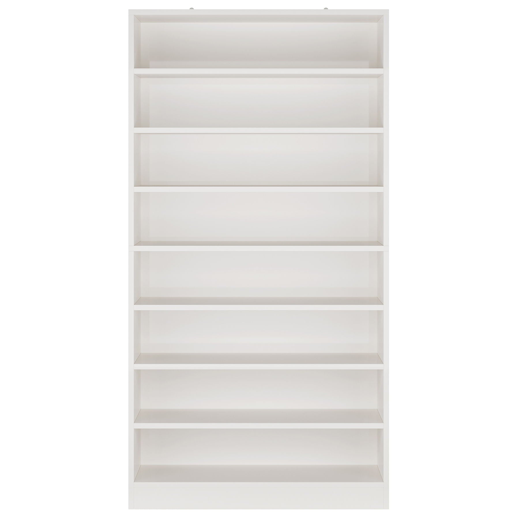 9 Tier Freestanding Shoe Cabinet with Open Design