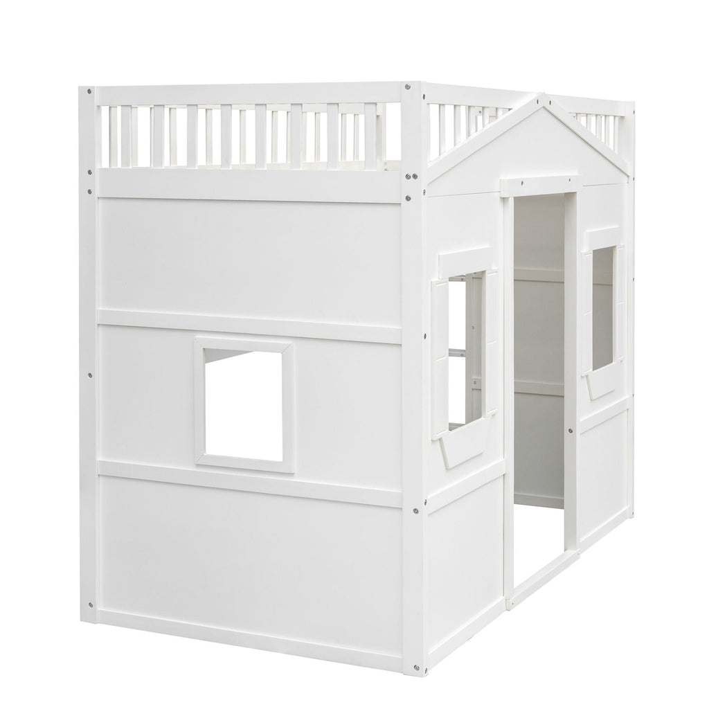 House Loft Bed With Ladder